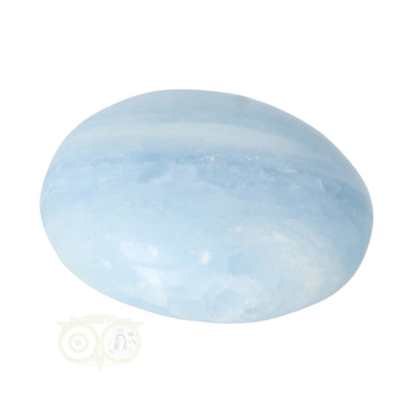 Blue Calcite palm stone no. 53 - 64 grams - Madagascar | Gemstone
