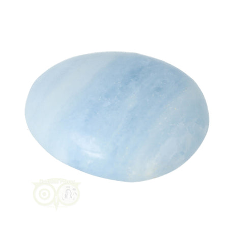 Blue Calcite palm stone no. 53 - 64 grams - Madagascar | Gemstone