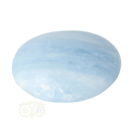 Blue Calcite palm stone no. 53 - 64 grams - Madagascar | Gemstone