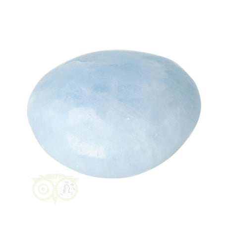 Blue Calcite palm stone no. 57 - 68 grams - Madagascar | Gemstone