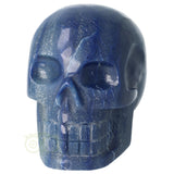 Blauwe kwarts kristallen schedel 1072 gram