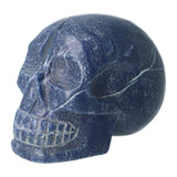 Blauwe kwarts kristallen schedel 1.17 kg