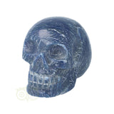Blauwe kwarts kristallen schedel 606 gram