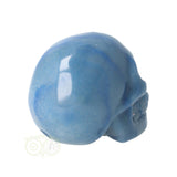 Blauwe kwarts schedel Nr 18