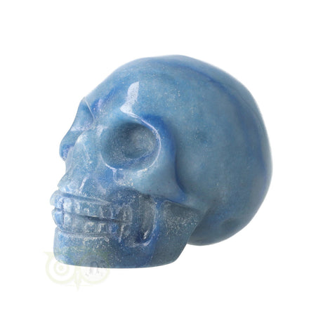 Blauer Quarz-Schädel Nr. 18 – 103 Gramm | Edelstein-Skull