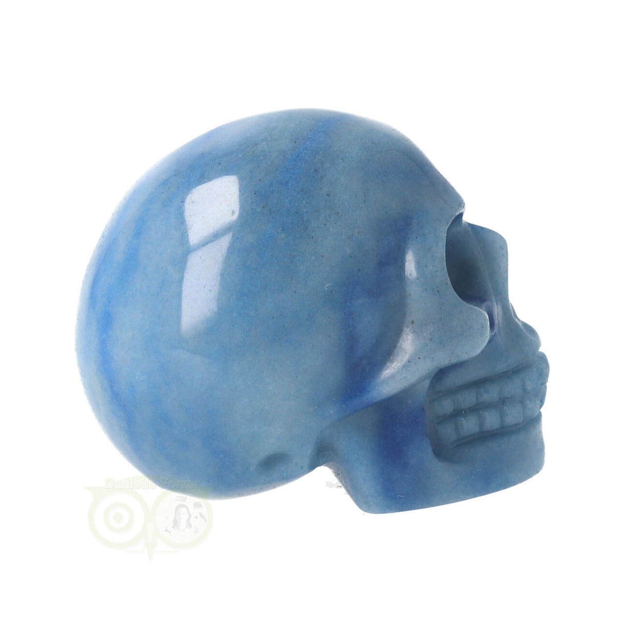 Blue Quartz Skull No. 19