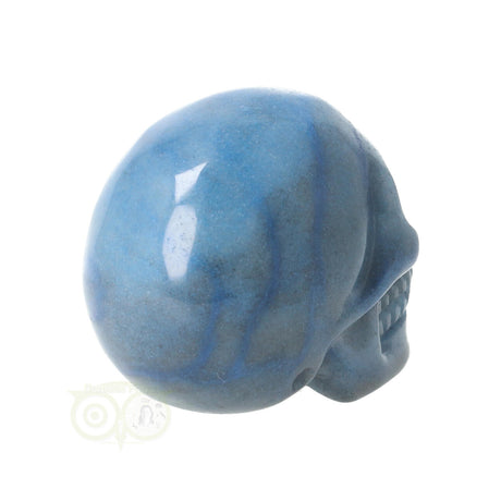 blauwe kwarts schedel meditatie steen