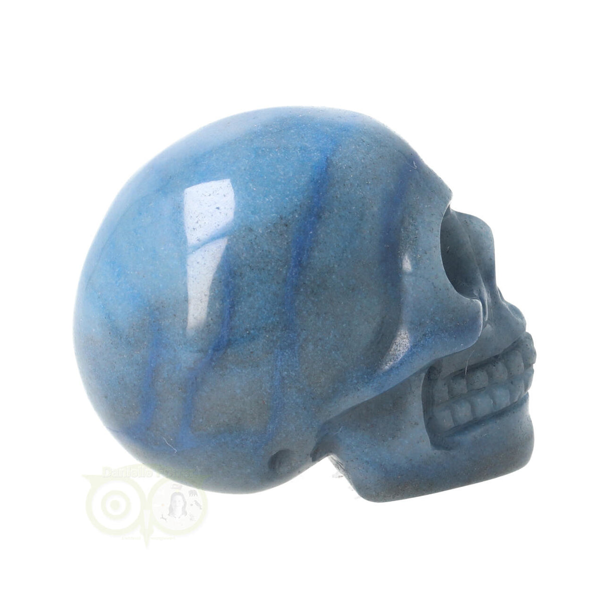Blue Quartz Skull No. 20