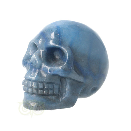 kristallen schedel blauwe kwarts klein