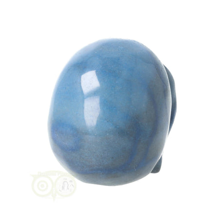 blauwe kwarts skull close up