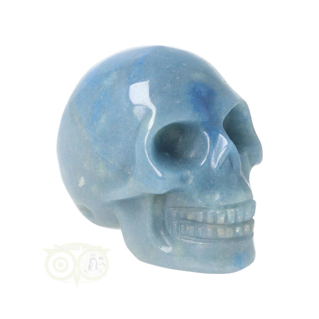 Blue Quartz Skull No. 22
