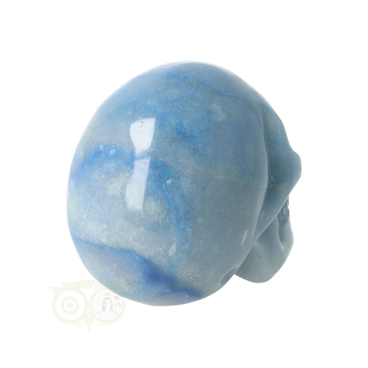 Blue Quartz Skull No. 22