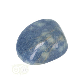blauwe kwarts trommelsteen nr 16 31 gram brazilië