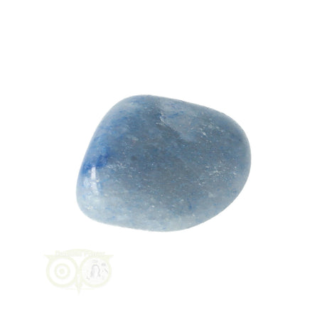 blauwe kwarts kristal trommelsteen blauw