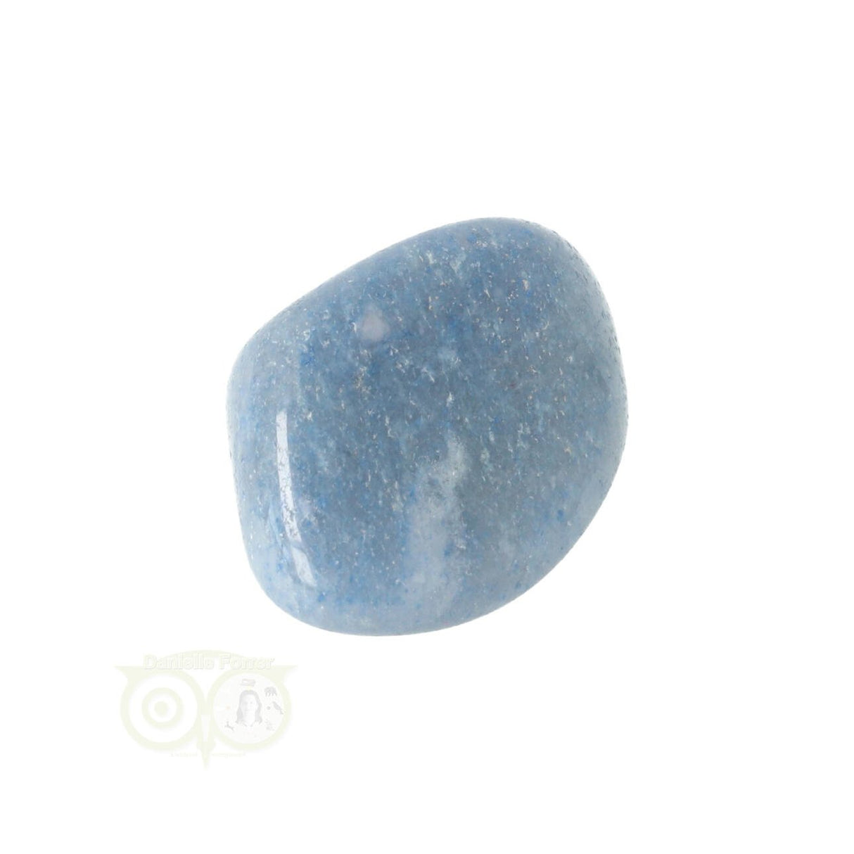 Blauer Quarz-Trommelstein Nr. 20