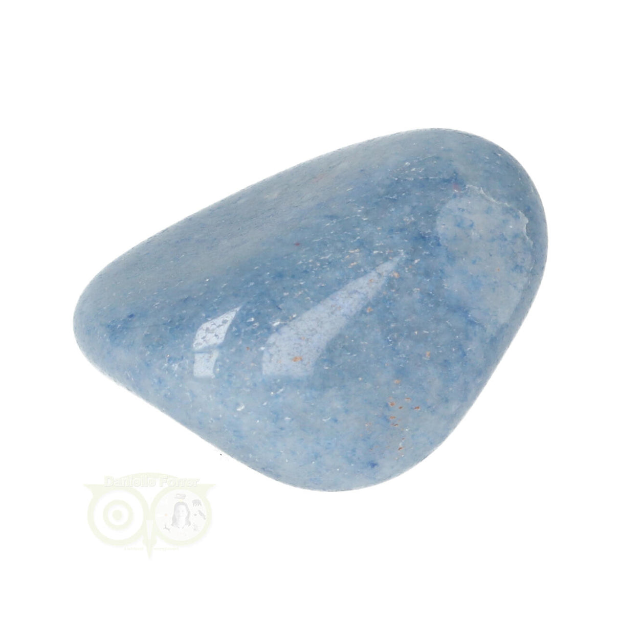 Blauwe kwarts trommelsteen Nr 21