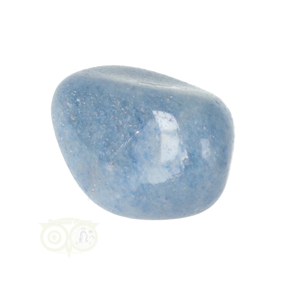 Blauwe kwarts trommelsteen Nr 21