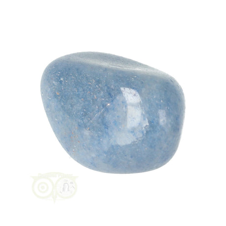 blauwe kwarts kristal trommelsteen nr 21