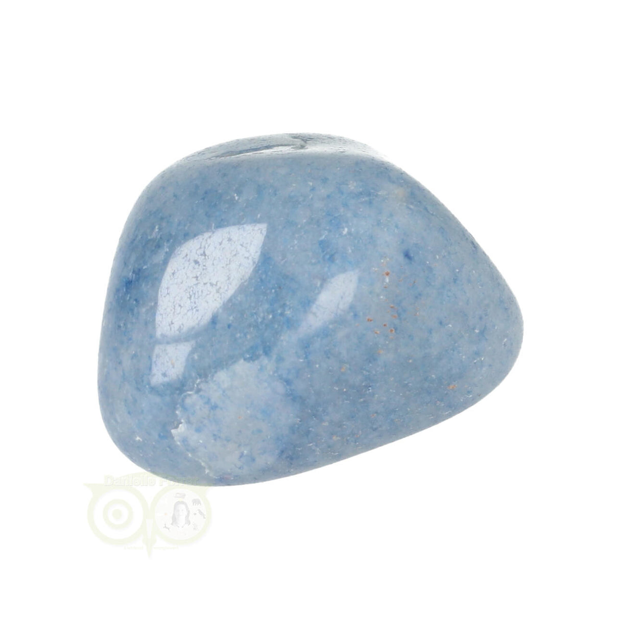 Blauwe kwarts trommelsteen Nr 21