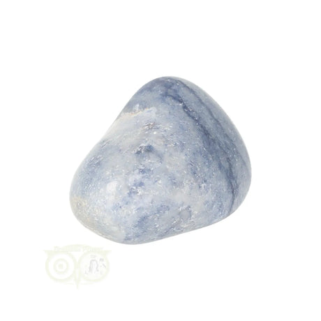 blauwe kwarts kristal trommelsteen blauw