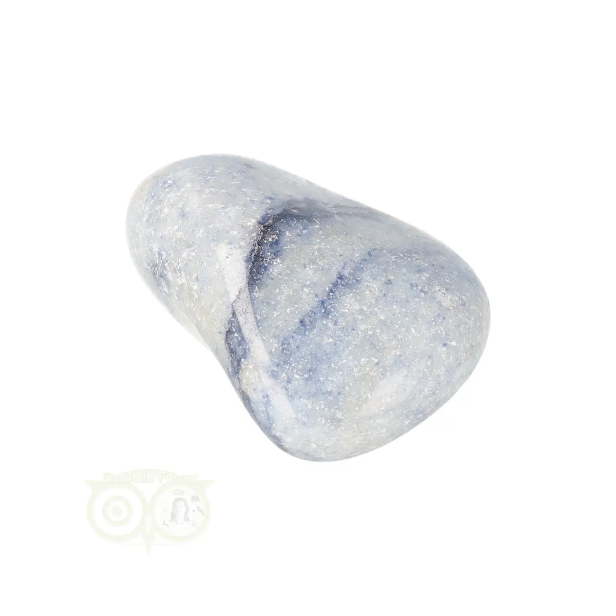 Blauwe kwarts trommelsteen Nr 23