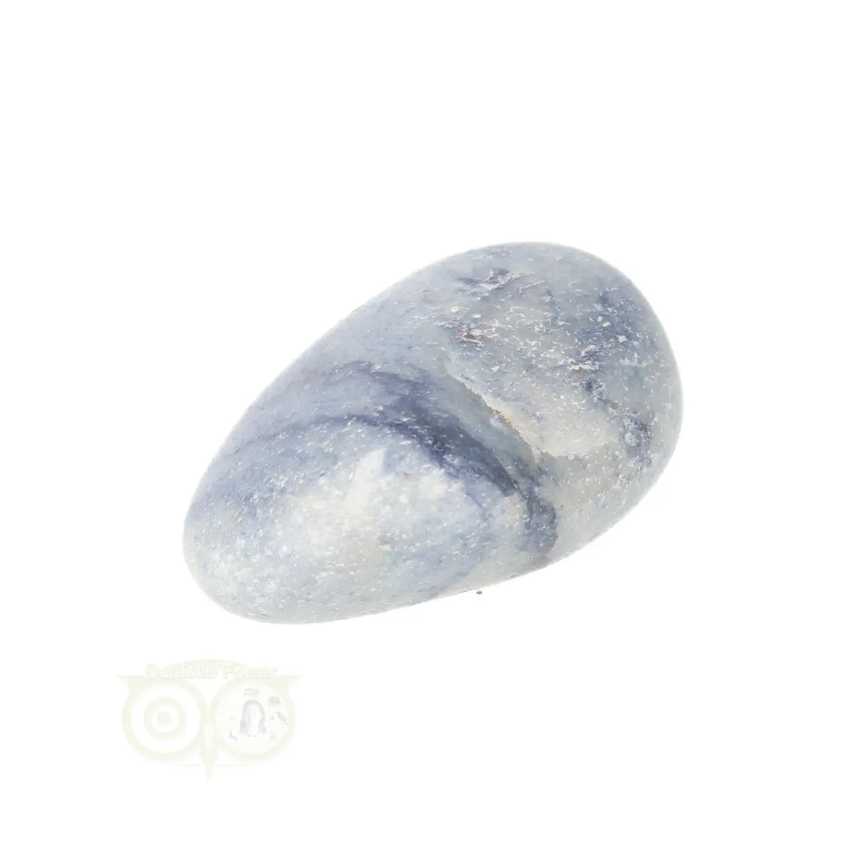 Blauwe kwarts trommelsteen Nr 23