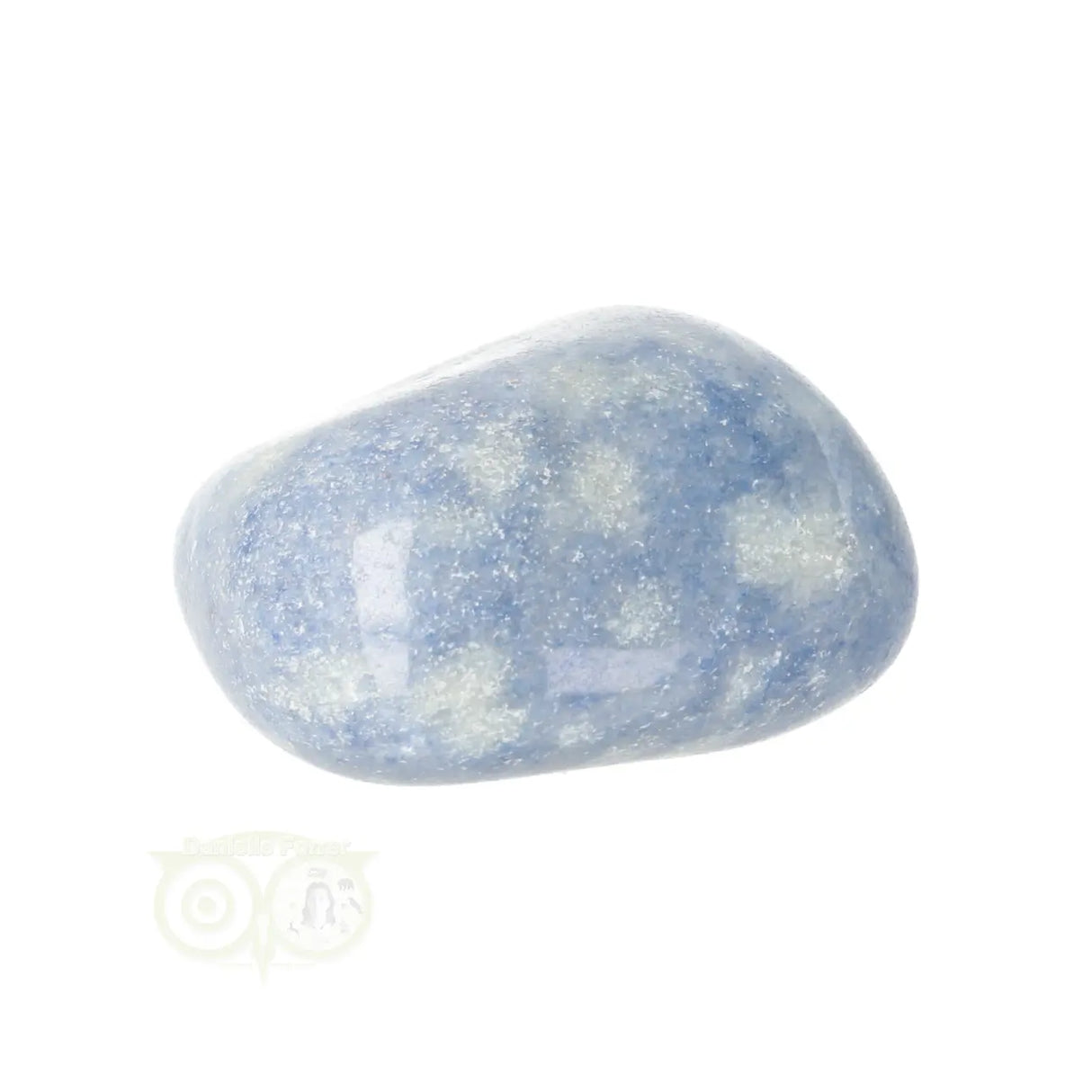 Blauwe kwarts trommelsteen Nr 25