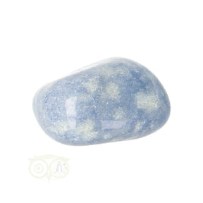 blauwe kwarts trommelsteen nr 25 29 gram brazilië