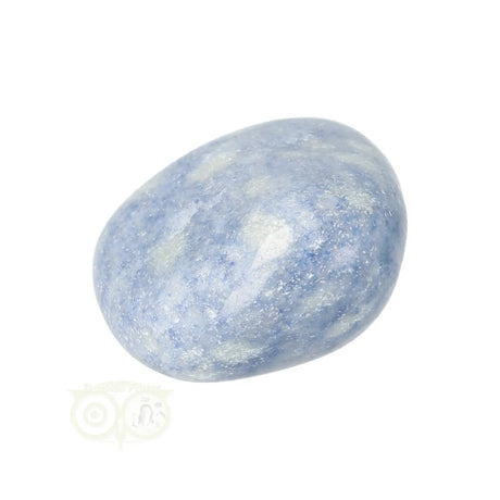 blauwe kwarts kristal trommelsteen blauw