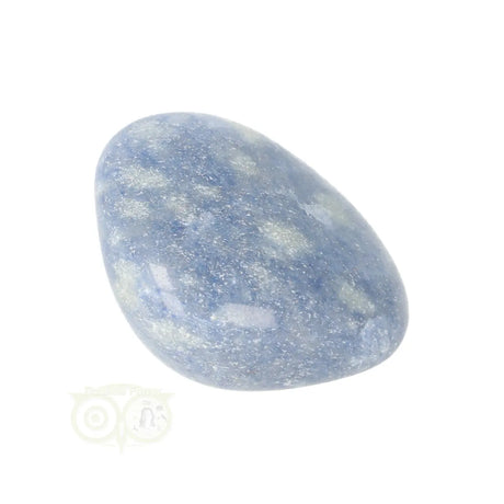 blauwe kwarts trommelsteen meditatie steen