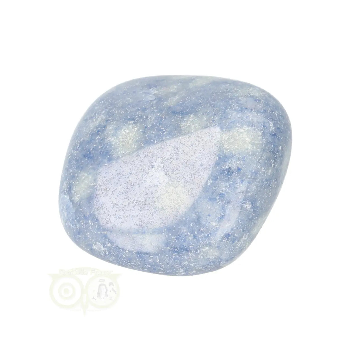 Blauwe kwarts trommelsteen Nr 25