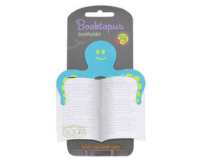 Booktopus Bookholder lichtblauw – metalen boekhouder in de vorm van een octopus voor handsfree lezen – Webshop Danielle Forrer