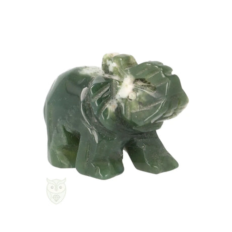 Tree Agate Elephant No. 12