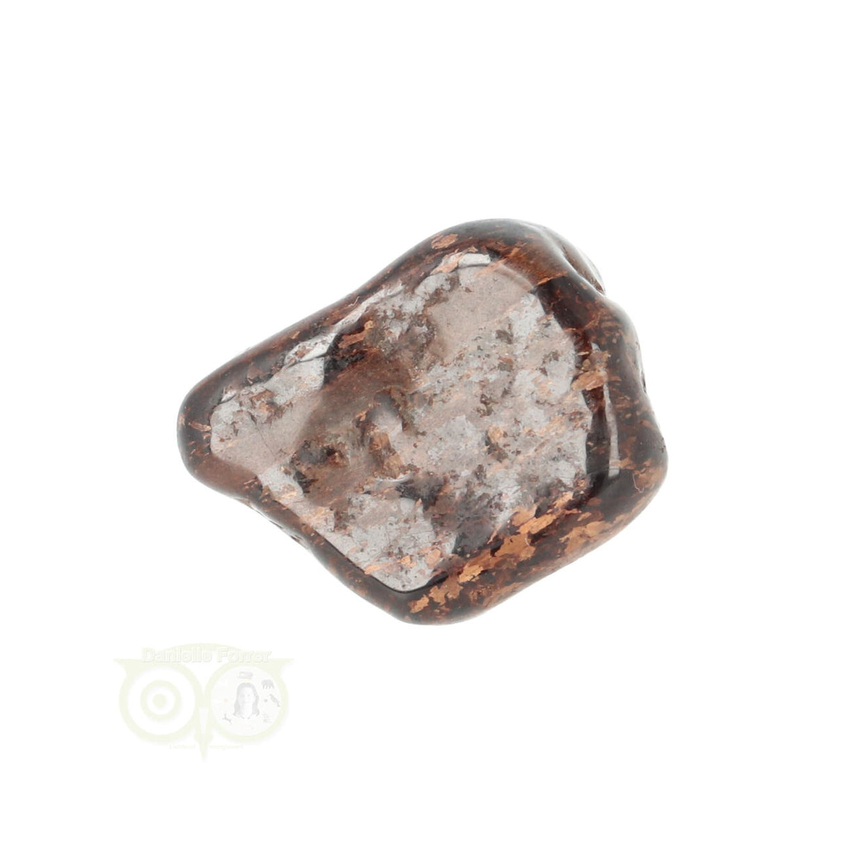 Bronzite tumbled stone No. 23