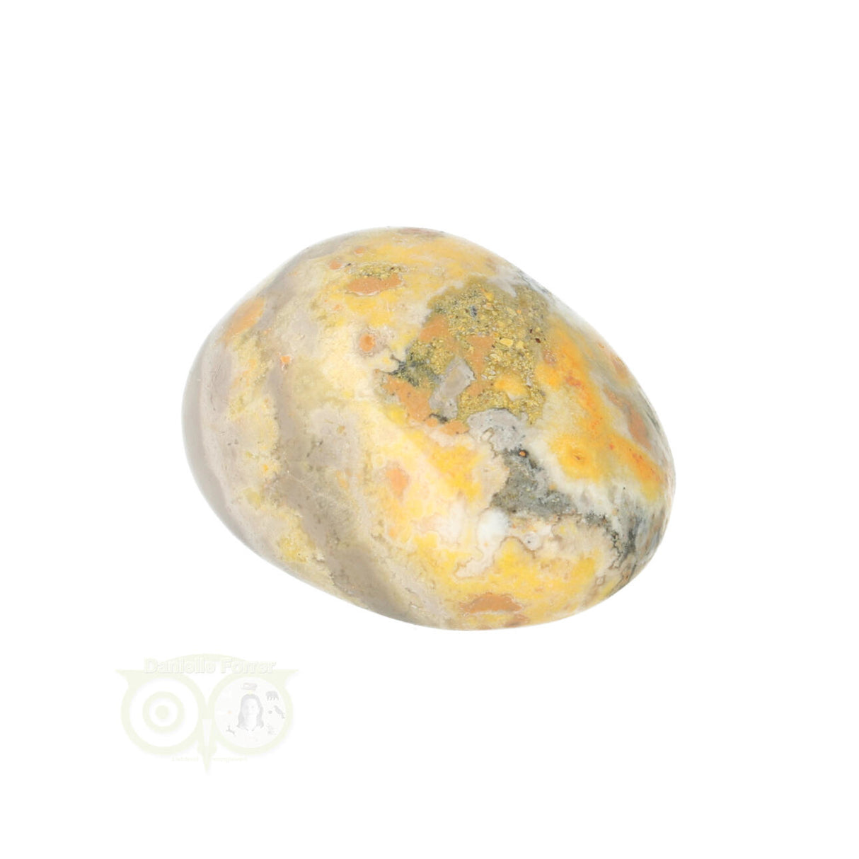 Bumble Bee Jasper tumbled stone No. 11