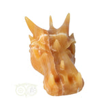 Calciet draken schedel 619 gram