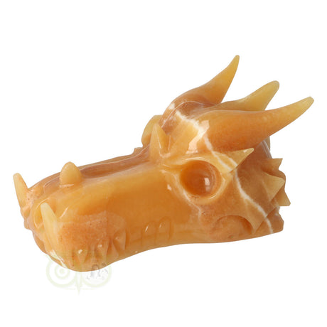 Calcite dragon skull 619 grams