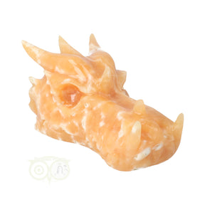 oranje calciet draken schedel nr 286 778 gram