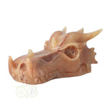 Calciet drakenschedel 803 gram