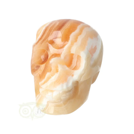 oranje calciet skull 374 gram