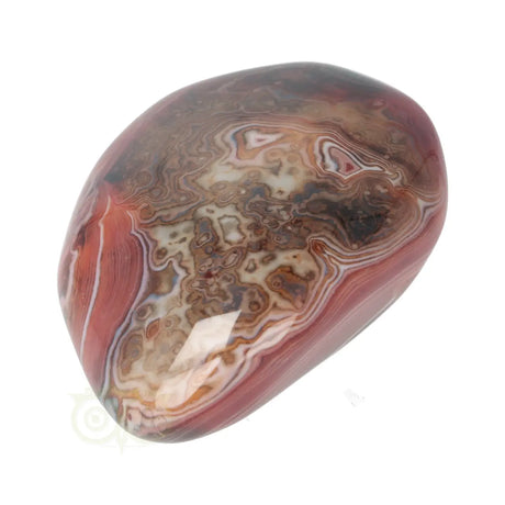 Carneool agaat jumbosteen 266 gram – edelsteen met natuurlijke structuur