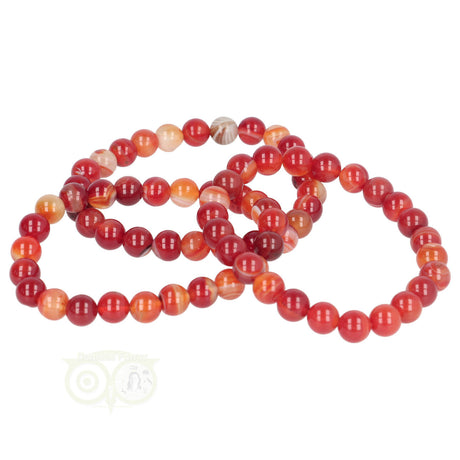 Carnelian bracelet 8 mm