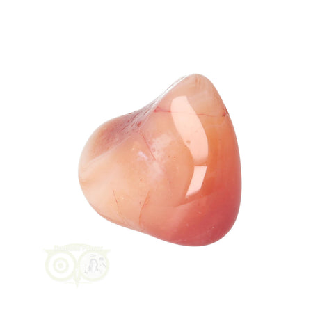 Carneool Botswana agaat knuffelsteen nr 22 – edelsteen 25 gram met warme tinten
