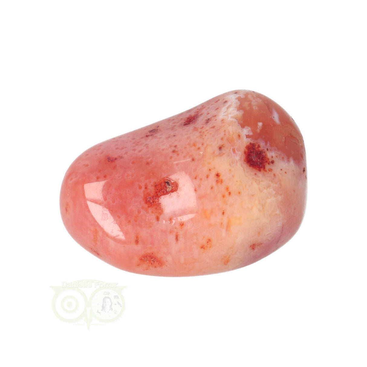 Carneool Botswana Agaat knuffelsteen Nr 23