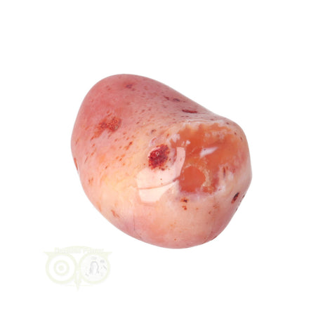 Carneool Botswana agaat knuffelsteen nr 23 – edelsteen 25 gram met warme tinten