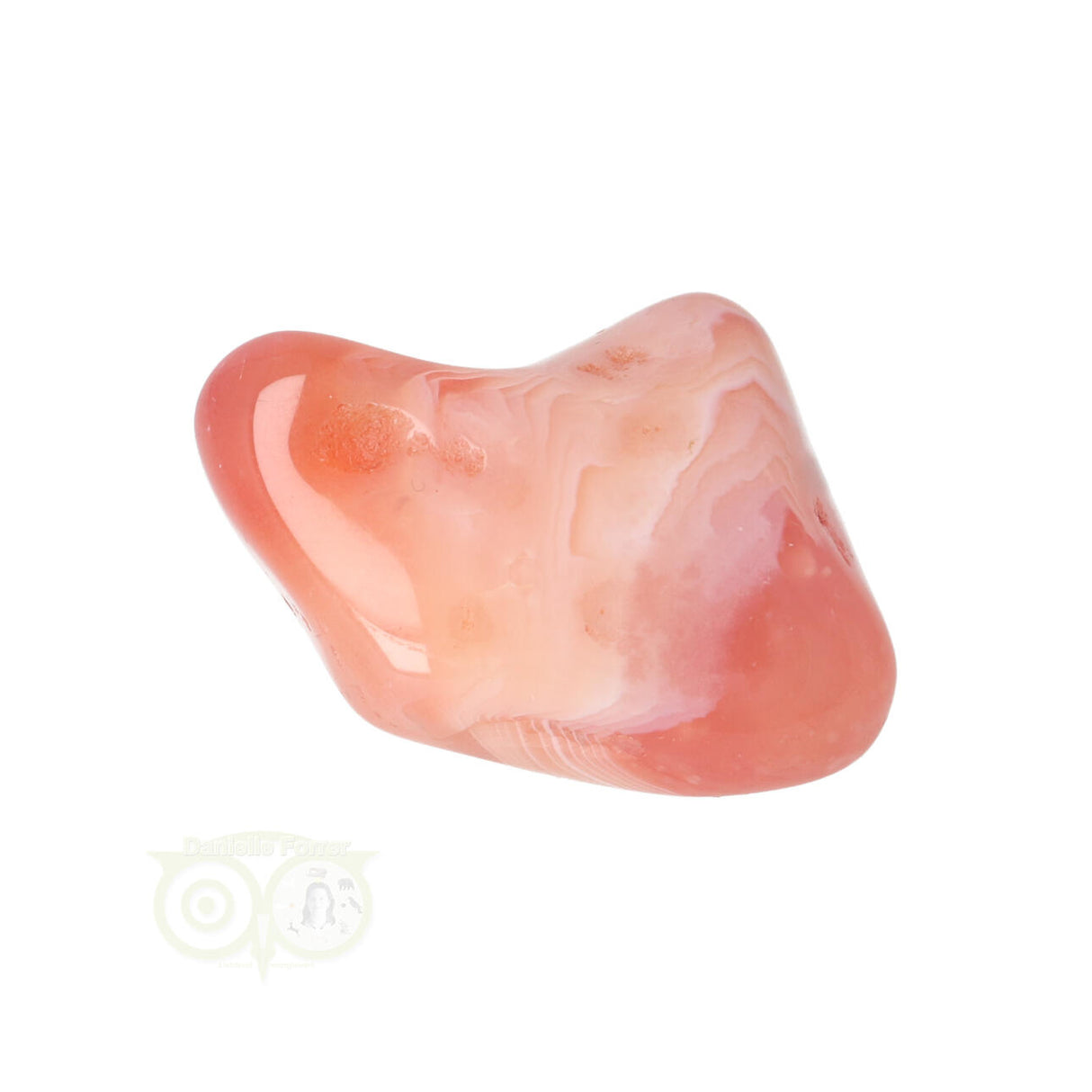 Carneool Botswana Agaat knuffelsteen Nr 24