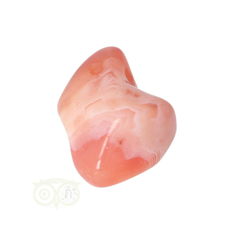 Carneool Botswana agaat knuffelsteen nr 24 – edelsteen 27 gram met warme tinten