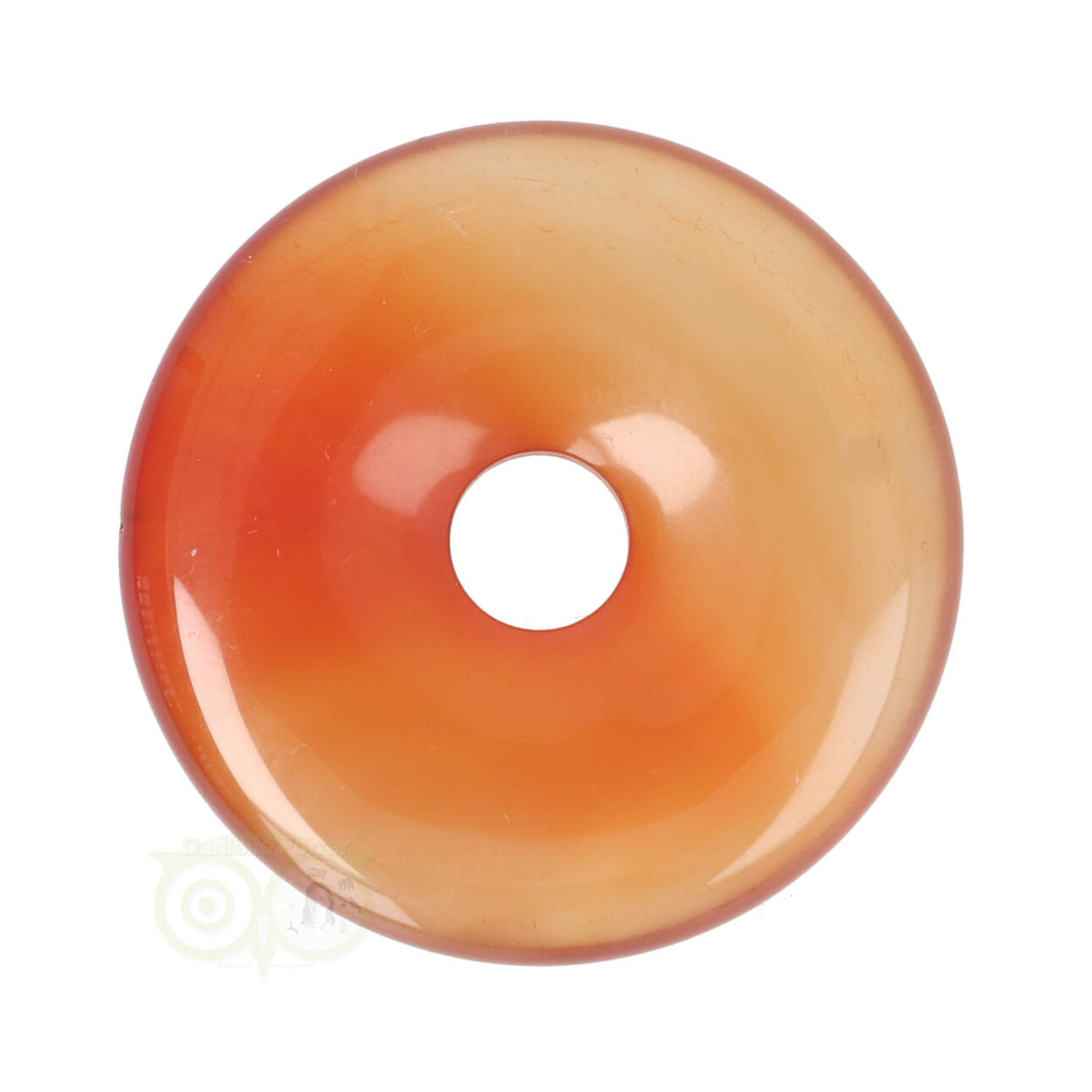 Carneool Donut hanger Nr 7 - Ø 4 cm