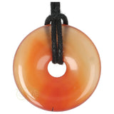 Carneool Donut hanger Nr 7 - Ø 4 cm