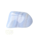 Chalcedoon trommelsteen (blauw) Nr 32